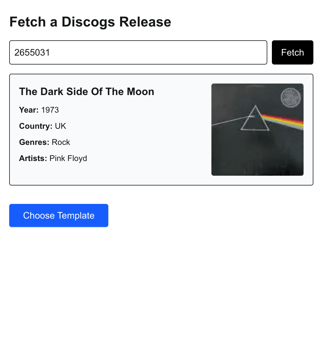 SleekSpin app screen shot